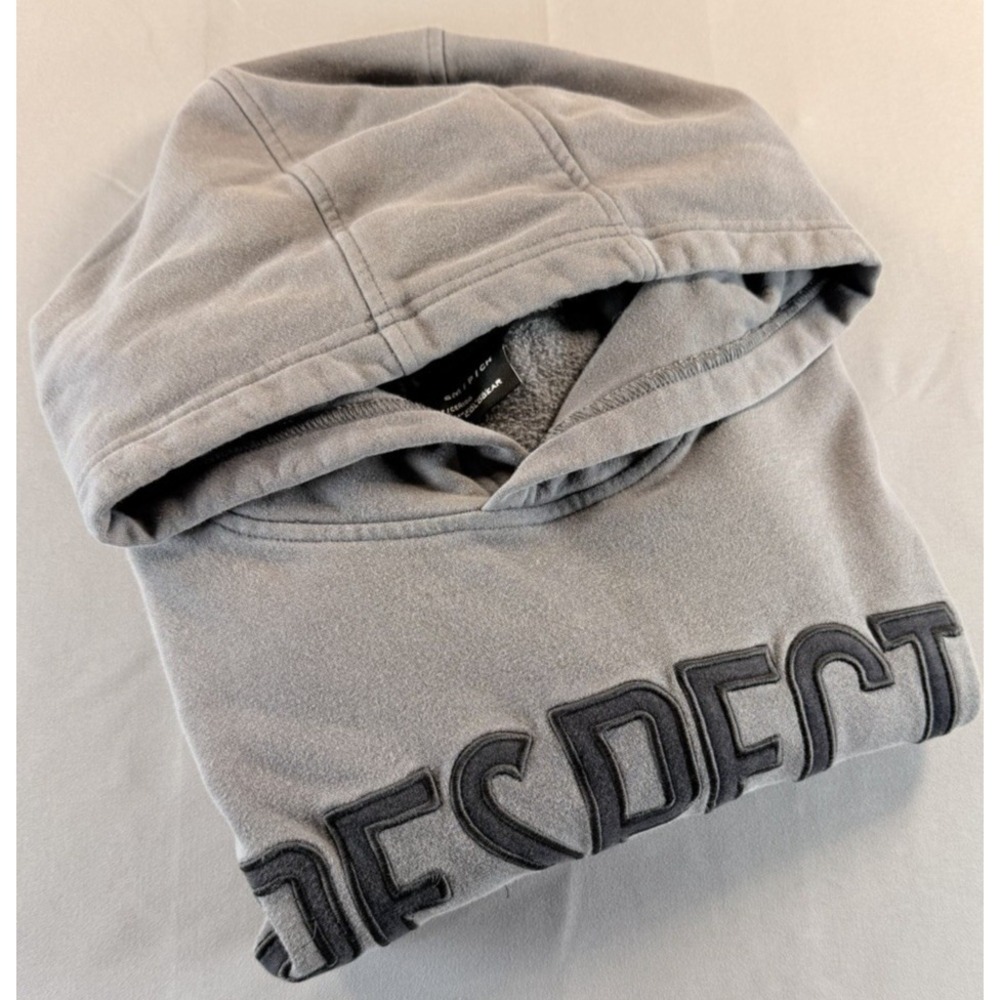 Under Armour Respect Hoodie Mens Small Gray ColdGear Project Rock Gym
